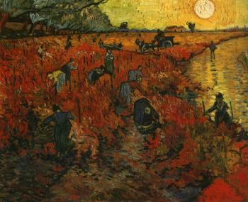 Vincent Van Gogh : The Red Vineyard II